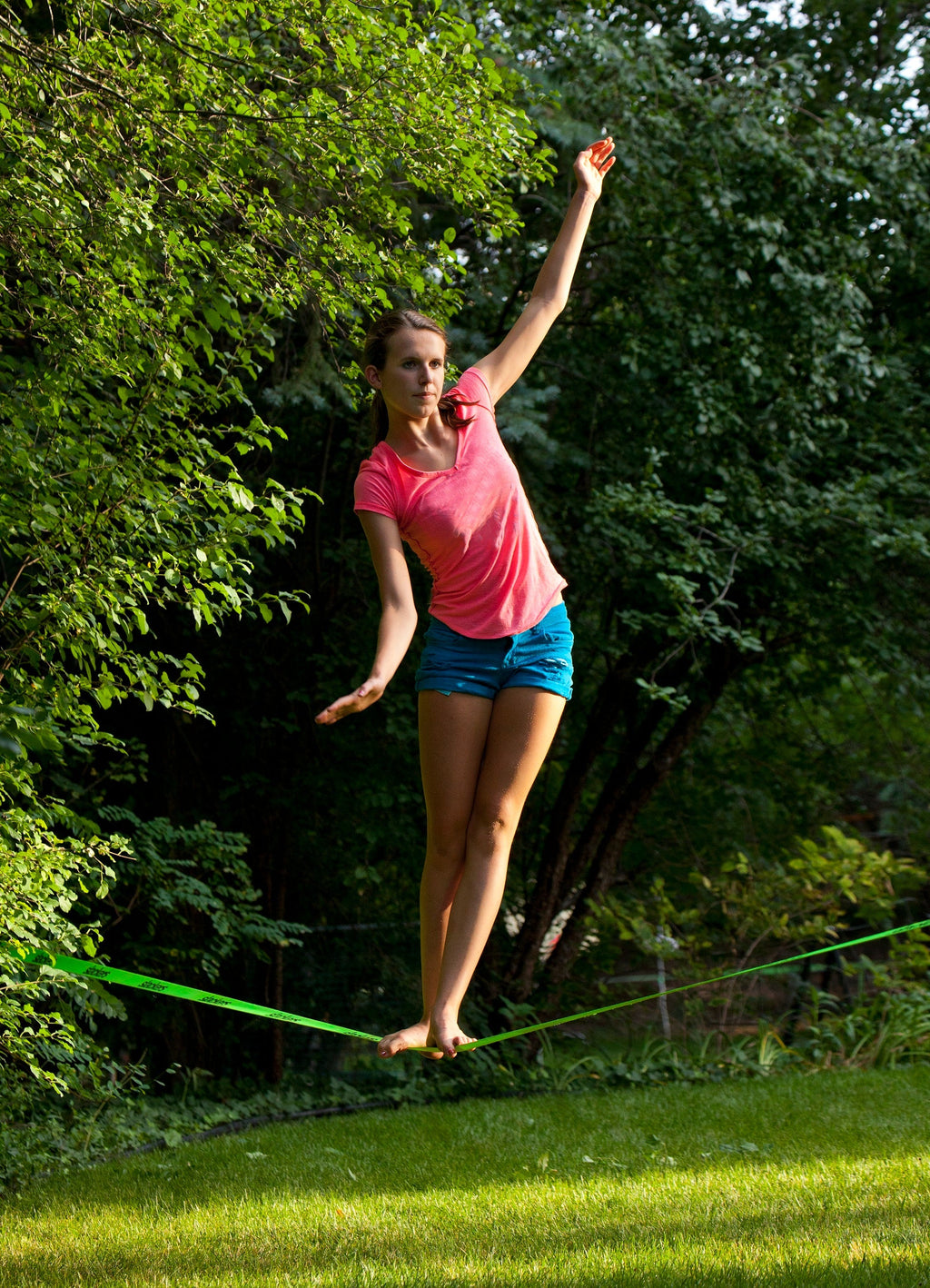 Slackers 50' Slackline Set - Fluorescent Yellow