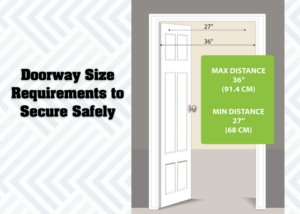 Kidtrix™ Deluxe Doorway Swing Open Box